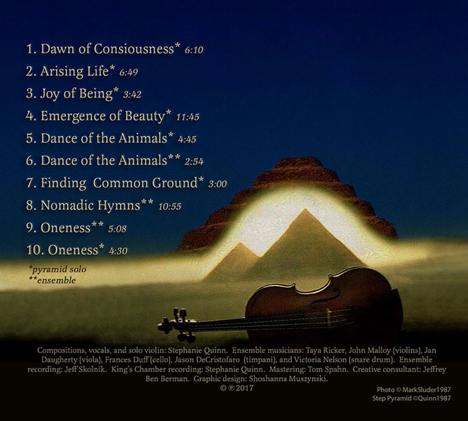 Back Cover of CD